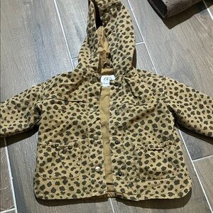Zara Kids Tan Leopard Coat